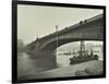 Southwark Bridge under Repair, London, 1913-null-Framed Photographic Print