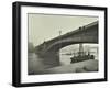 Southwark Bridge under Repair, London, 1913-null-Framed Photographic Print