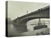 Southwark Bridge under Repair, London, 1913-null-Stretched Canvas