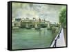 Southwark Bridge-Isabel Hutchison-Framed Stretched Canvas