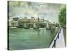 Southwark Bridge-Isabel Hutchison-Stretched Canvas