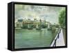 Southwark Bridge-Isabel Hutchison-Framed Stretched Canvas