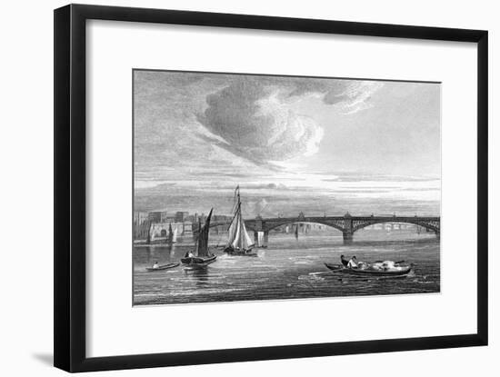 Southwark Bridge-JP Neale-Framed Art Print