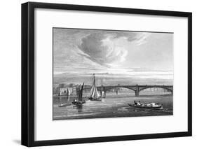 Southwark Bridge-JP Neale-Framed Art Print