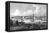 Southwark Bridge-Thomas H Shepherd-Framed Stretched Canvas