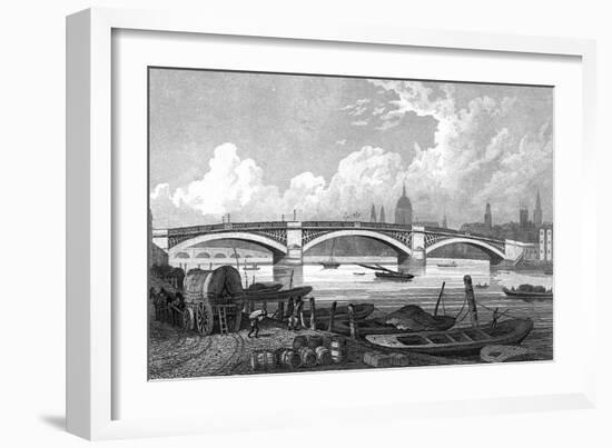 Southwark Bridge-Thomas H Shepherd-Framed Art Print