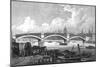 Southwark Bridge-Thomas H Shepherd-Mounted Art Print