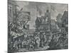 'Southwark Fair, 1733', (1920)-William Hogarth-Mounted Giclee Print