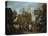 Southwark Fair, 1733-Emilio Boggio-Stretched Canvas