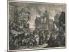 'Southwark Fair', 1733-William Hogarth-Mounted Giclee Print