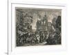 'Southwark Fair', 1733-William Hogarth-Framed Giclee Print