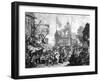 Southwark Fair, 1733-William Hogarth-Framed Giclee Print