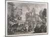 Southwark Fair, 1733-William Hogarth-Mounted Giclee Print