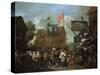 Southwark Fair, 1733-Emilio Boggio-Stretched Canvas