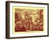 'Southwark Fair'-William Hogarth-Framed Giclee Print