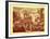 'Southwark Fair'-William Hogarth-Framed Giclee Print