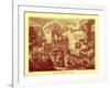 'Southwark Fair'-William Hogarth-Framed Giclee Print
