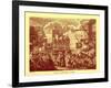 'Southwark Fair'-William Hogarth-Framed Giclee Print