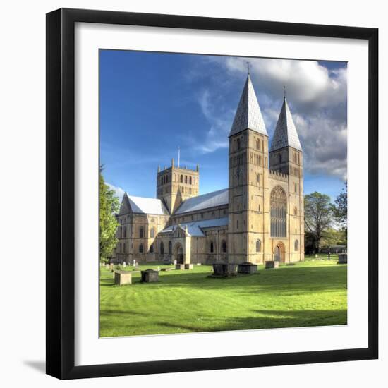 Southwell Minster (12th Century), Southwell, Nottinghamshire, England, UK-Ivan Vdovin-Framed Photographic Print