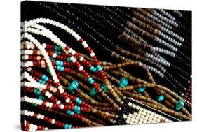 Southwest, American Indian art & handicrafts. Classic Navajo bead work necklaces.-Cindy Miller Hopkins-Stretched Canvas