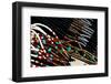 Southwest, American Indian art & handicrafts. Classic Navajo bead work necklaces.-Cindy Miller Hopkins-Framed Photographic Print