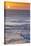 Southwest Australia, Prevelly, Surfers Point, Windsurfers, Dusk-Walter Bibikow-Stretched Canvas