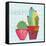 Southwest Cactus I-Courtney Prahl-Framed Stretched Canvas