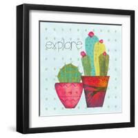 Southwest Cactus I-Courtney Prahl-Framed Art Print