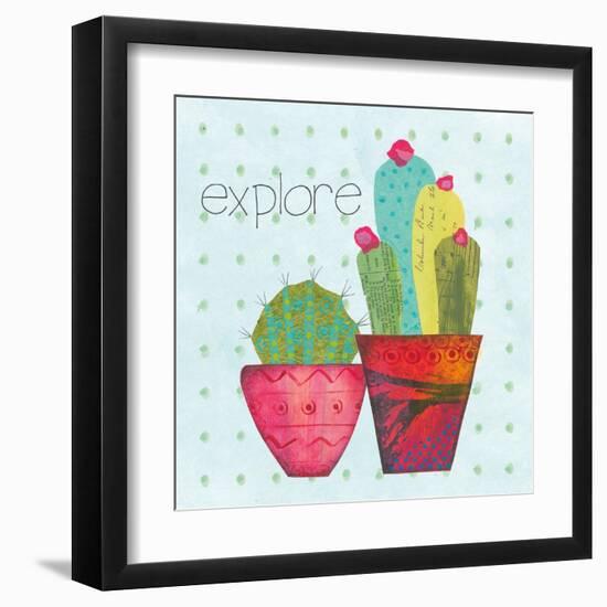 Southwest Cactus I-Courtney Prahl-Framed Art Print