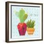 Southwest Cactus II-Courtney Prahl-Framed Art Print