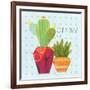 Southwest Cactus II-Courtney Prahl-Framed Art Print