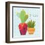 Southwest Cactus II-Courtney Prahl-Framed Art Print