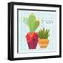 Southwest Cactus II-Courtney Prahl-Framed Art Print