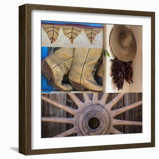 Southwest Collage II-Kathy Mahan-Framed Photographic Print