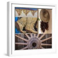 Southwest Collage II-Kathy Mahan-Framed Photographic Print