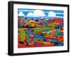 Southwest Fauve Landscape-Patty Baker-Framed Art Print