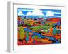 Southwest Fauve Landscape-Patty Baker-Framed Art Print