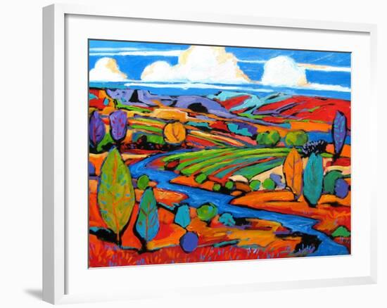 Southwest Fauve Landscape-Patty Baker-Framed Art Print