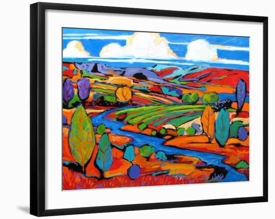 Southwest Fauve Landscape-Patty Baker-Framed Art Print