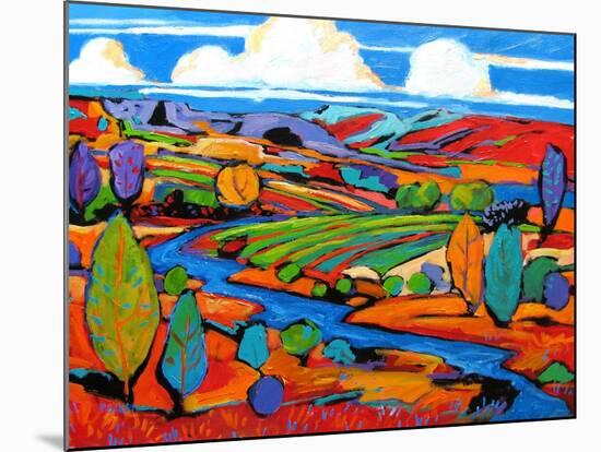 Southwest Fauve Landscape-Patty Baker-Mounted Art Print