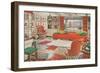 Southwest Home Interior-null-Framed Art Print
