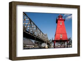 Southwest Reef Lighthouse, Atchafalaya Basin, Louisiana, USA-Alison Jones-Framed Photographic Print