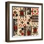 Southwest Textile I-Nicholas Biscardi-Framed Art Print