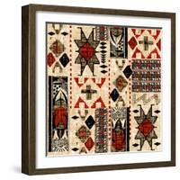 Southwest Textile I-Nicholas Biscardi-Framed Premium Giclee Print