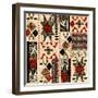 Southwest Textile I-Nicholas Biscardi-Framed Premium Giclee Print