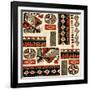 Southwest Textile II-Nicholas Biscardi-Framed Art Print