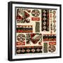 Southwest Textile II-Nicholas Biscardi-Framed Premium Giclee Print