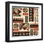 Southwest Textile II-Nicholas Biscardi-Framed Art Print