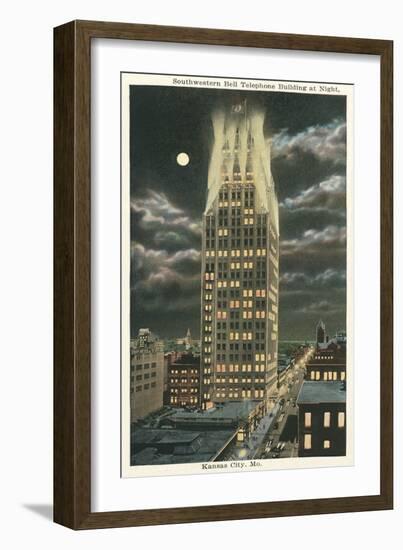 Southwestern Bell Building, Kansas City-null-Framed Art Print