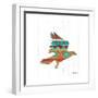 Southwestern Vibes III-Farida Zaman-Framed Art Print